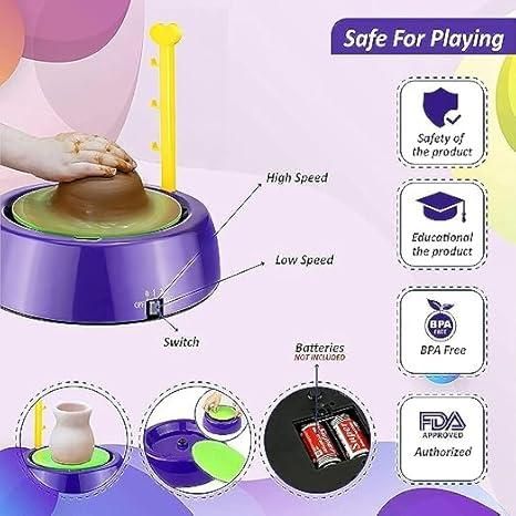 Kids Pottery Making Machine Painting Kit