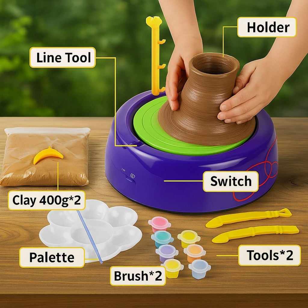 Kids Pottery Making Machine Painting Kit