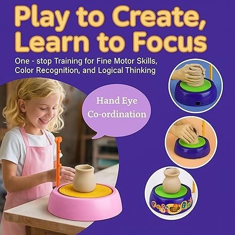 Kids Pottery Making Machine Painting Kit